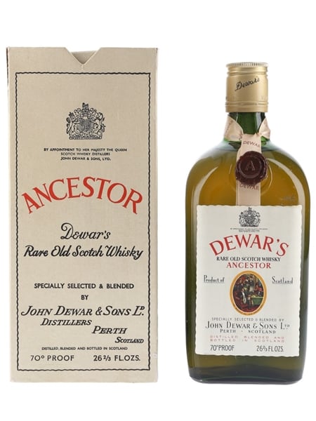 Dewar's Ancestor Bottled 1960s 75.7cl / 40%