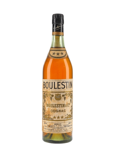 Boulestin 3 Star Bottled 1960s - Cinzano 73cl / 40%