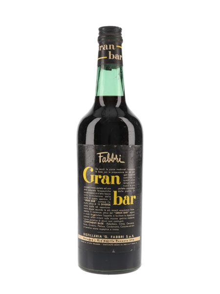 Fabbri Gran Bar Bottled 1950s 100cl / 19%