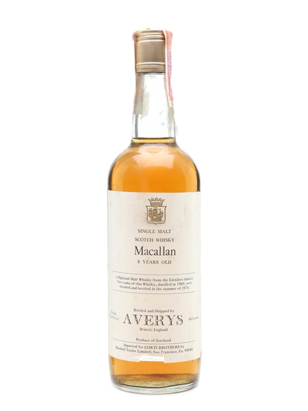 Macallan 1969 Averys 8 Year Old 75cl / 43.4%