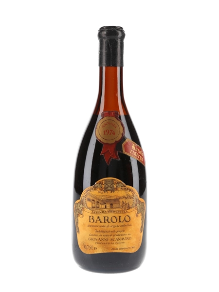 Giovanni Scanavino Barolo Riserva 1974  75cl / 13%