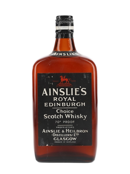 Ainslie's Royal Edinburgh Spring Cap Bottled 1950s 75cl / 40%