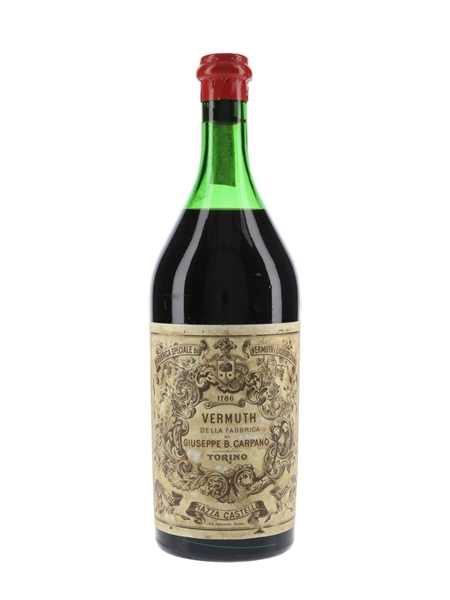 Carpano Vermouth Bottled 1960s 100cl