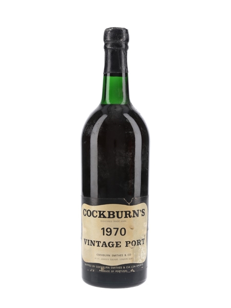 Cockburn's 1970 Vintage Port  75cl