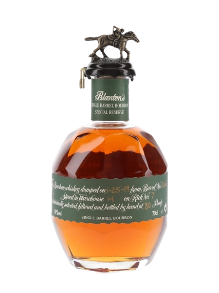 Blanton's Special Reserve Single Barrel No. 266 Bottled 2019 70cl / 40%