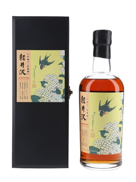 Karuizawa 2000 Flower & Bird Series Cask 7550 Bottled 2018 - Hydrangea & Swallow 70cl / 62.2%