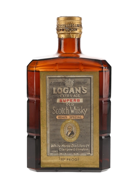 Logan's King's Special Bottled 1940s - White Horse Distillers 75cl / 40%