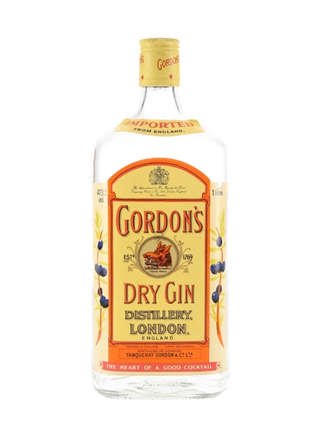 Gordon's Special London Dry Gin Bottled 1980s 100cl / 47.3%