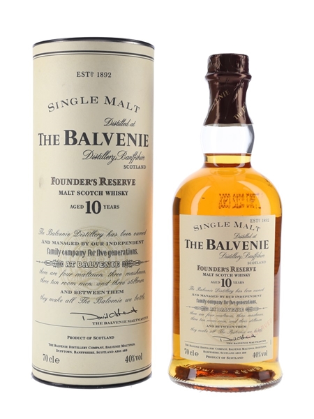 Balvenie 10 Year Old Founder's Reserve Bottled 1990s 70cl / 40%