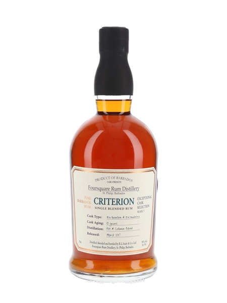 Foursquare Criterion 10 Year Old Bottled 2017 - Exceptional Cask Selection Mark V 70cl / 56%