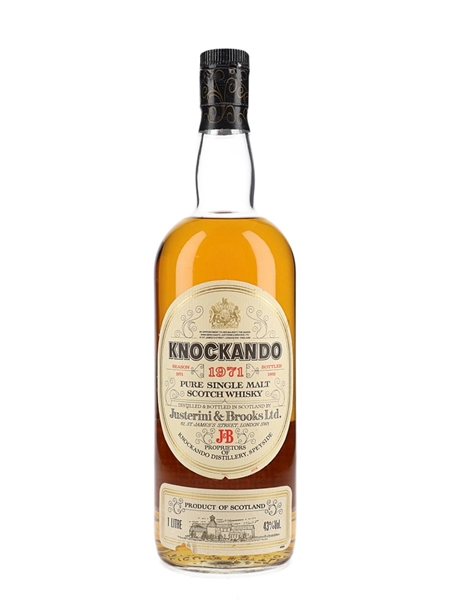 Knockando 1971 Bottled 1982 100cl / 43%