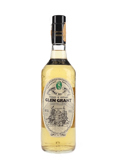 Glen Grant 1970 5 Year Old Bottled 1970s- Giovinetti 75cl / 40%