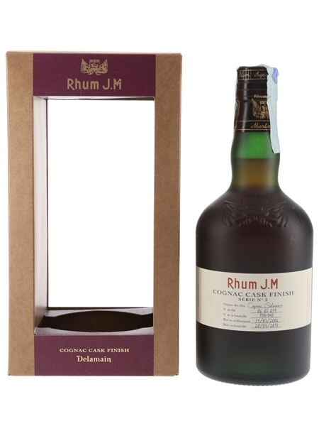 J M Rhum 2006 Delamain Cognac Cask Finish Bottled 2017 50cl / 41.2%