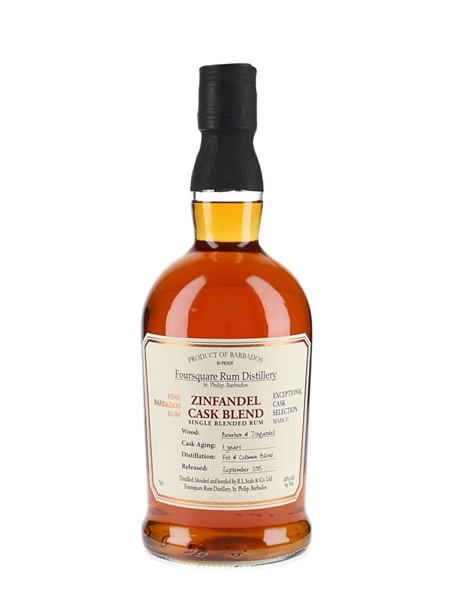 Foursquare Zinfandel Cask Blend 11 Year Old Released 2015 - Exceptional Cask Selection Mark IV 70cl / 43%