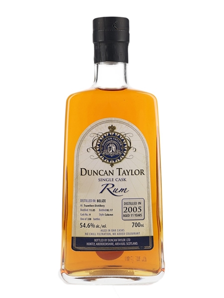 Travellers 2005 11 Year Old Belize Rum Bottled 2017 - Duncan Taylor 70cl / 54.6%