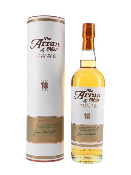 Arran 18 Year Old  70cl / 46%