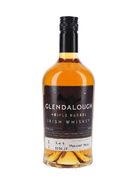 Glendalough Triple Barrel Batch 2 Bottled 2017 - Bottle No. 2 of 6 For Merchant House 70cl / 42%