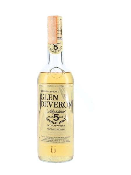 Glen Deveron 5 Year Old Bottled 1970s-1980s - Martini & Rossi 75cl / 40%