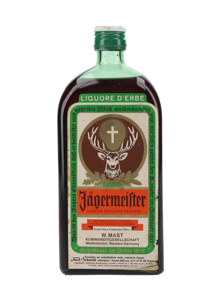 Jagermeister Bottled 1970s - Italy 75cl / 35%