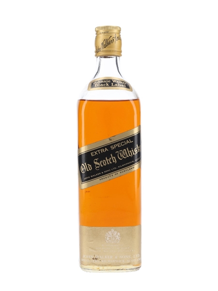 Johnnie Walker Black Label Bottled 1980s 75cl