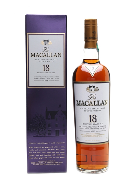 Macallan 18 Year Old 1995 And Earlier 70cl / 43%