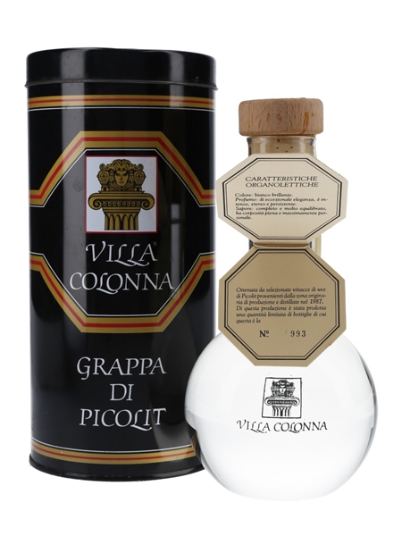 Villa Colonna 1987 Grappa Di Picolit  50cl / 48%