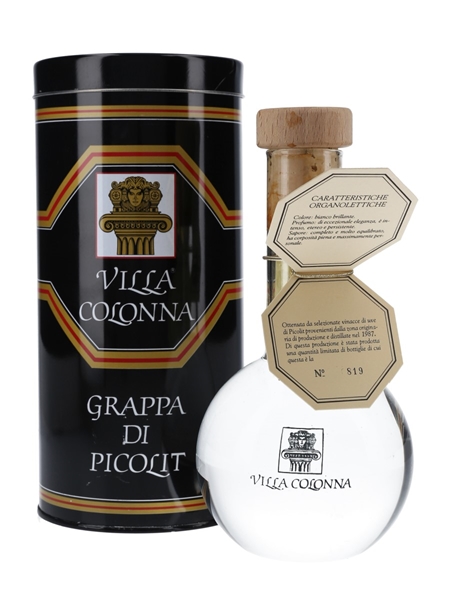 Villa Colonna 1987 Grappa Di Picolit  50cl / 48%