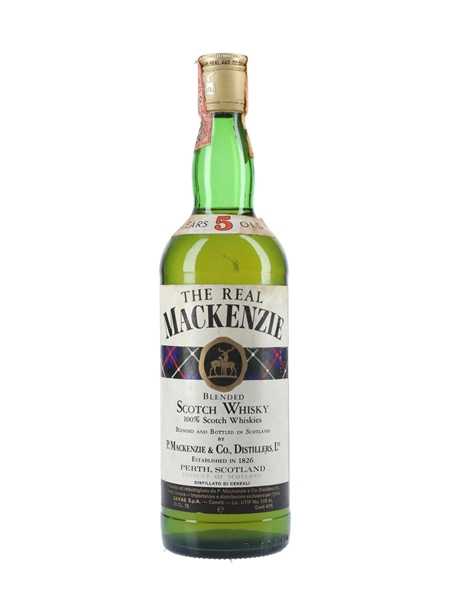 The Real Mackenzie 5 Year Old Bottled 1980s - Savas 75cl / 40%