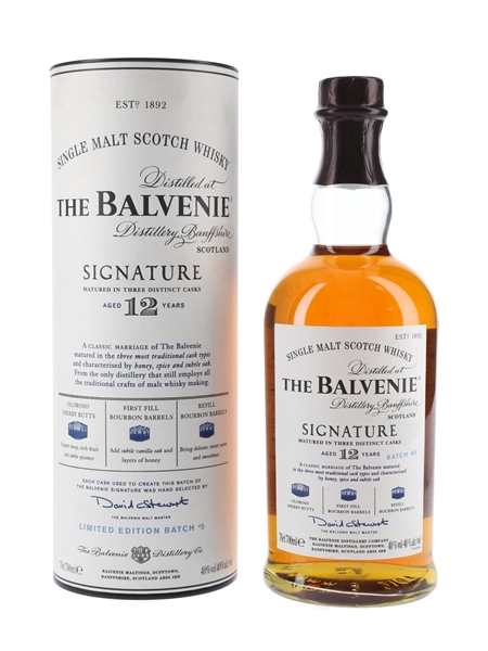 Balvenie 12 Year Old Signature Batch 5 70cl / 40%