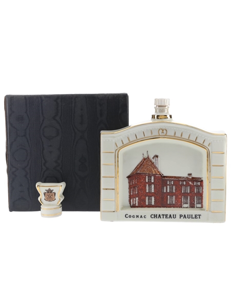 Chateau Paulet Bottled 1980s - Veritable Porcelain Decanter 70cl / 40%