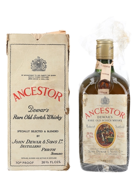 Dewar's Ancestor Bottled 1960s 75.7cl / 40%