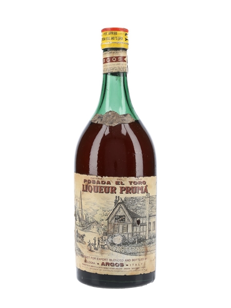 Argos Posada El Toro Liqueur Pruma Bottled 1950s 100cl / 45%