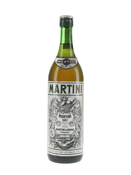 Martini Dry Bottled 1960s-1970s 100cl / 18.5%