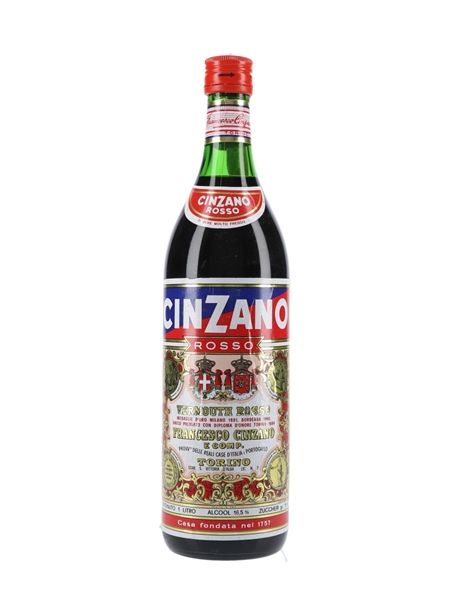 Cinzano Rosso Vermouth Bottled 1970s 100cl / 16.5%