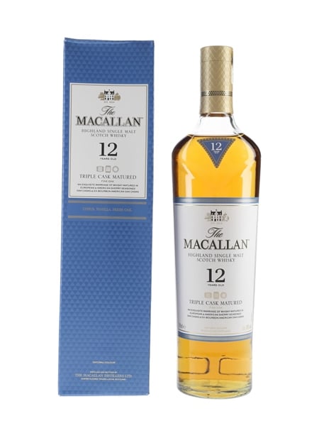 Macallan 12 Year Old Triple Cask Matured  70cl / 40%