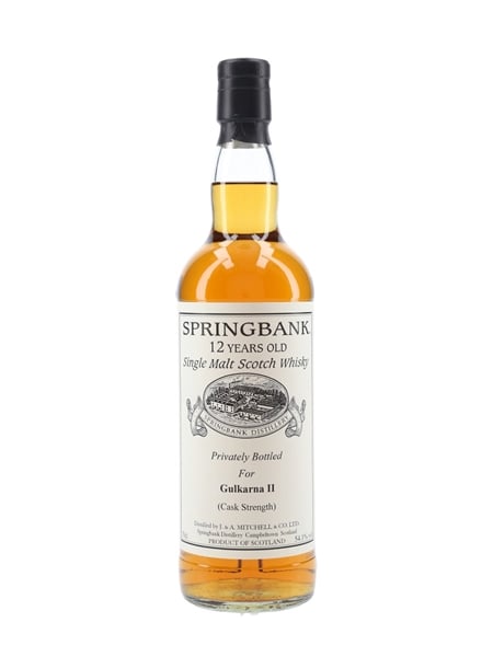 Springbank 12 Year Old Cask Strength Private Cask Bottling 70cl / 54.1%