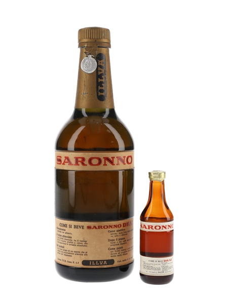 Saronno Drai Amaro Extra Secco Bottled 1950s 4cl & 75cl / 36%