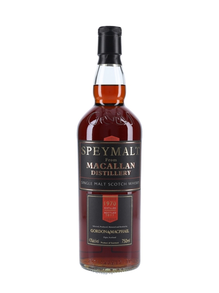 Macallan 1970 40 Year Old Speymalt Bottled 2011 - Classic Wine Imports, USA 75cl / 43%