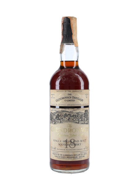 Glendronach 1972 18 Year Old Bottled 1990s - Previ Import 75cl / 43%