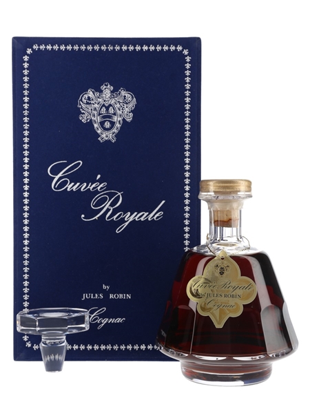 Jules Robin Cuvee Royale Bottled 1980s - Sevres Crystal Decanter 75cl / 40%