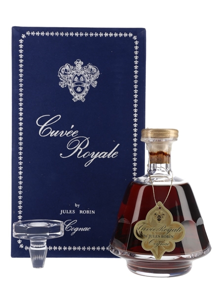 Jules Robin Cuvee Royale Bottled 1980s - Sevres Crystal Decanter 75cl / 40%