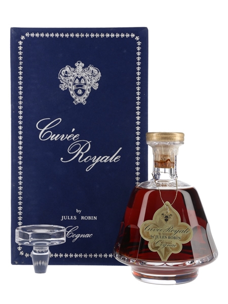 Jules Robin Cuvee Royale Bottled 1980s - Sevres Crystal Decanter 75cl / 40%