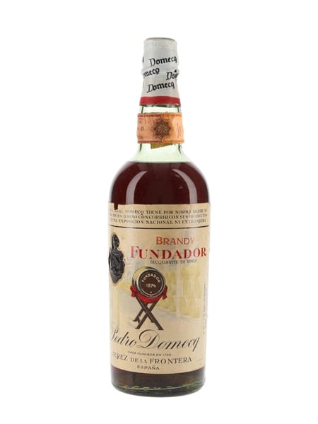 Pedro Domecq Fundador Brandy Bottled 1950s-1960s 75cl / 40%