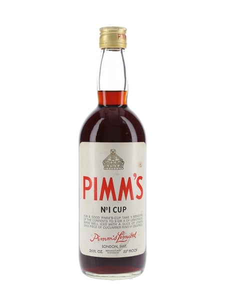 Pimm's No.1 Cup Bottled 1970s 75.7cl / 31.4%