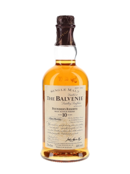 Balvenie 10 Year Old Founder's Reserve Bottled 1990s 70cl / 40%