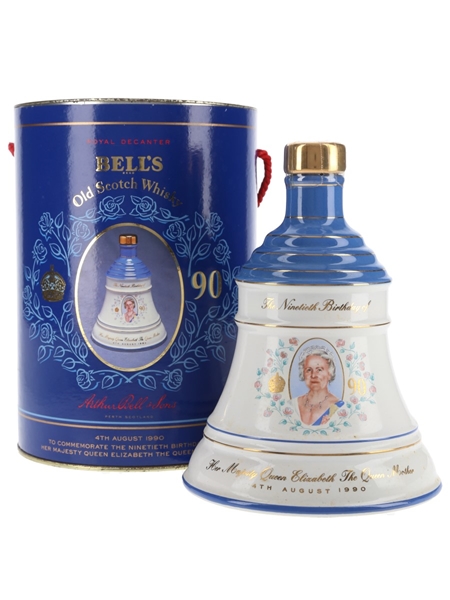 Bell's Ceramic Decanter The Queen Mother's 90th Birthday 75cl / 43%