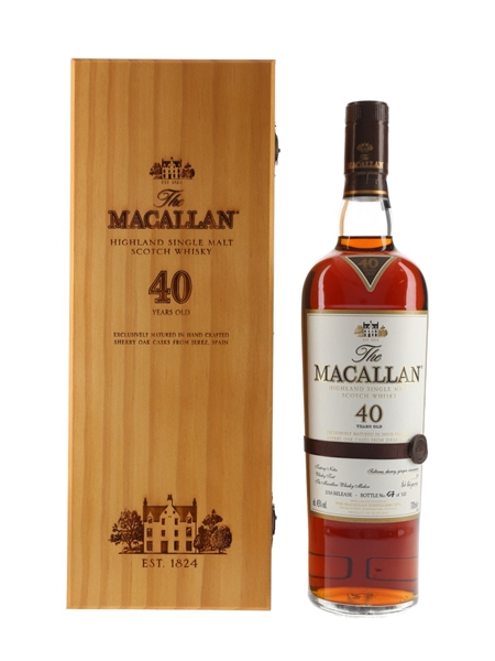 Macallan 40 Year Old 2016 Release 70cl / 45%