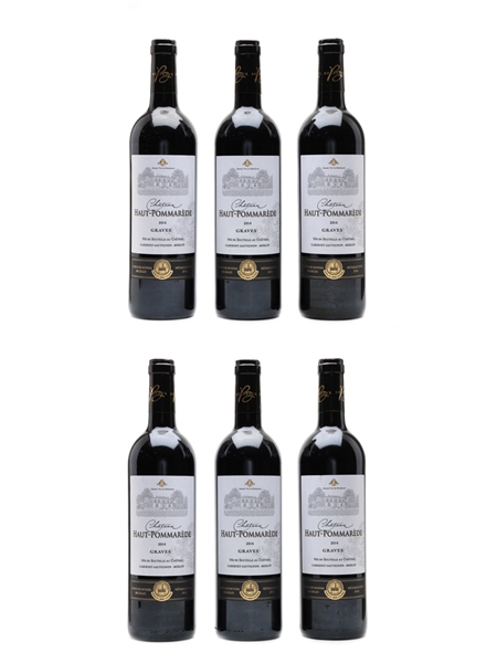 Chateau Haut Pommarede 2014 Graves 6 x 75cl / 13%