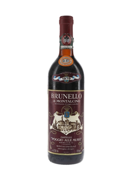 Brunello Di Montalcino 1979 Castello Poggio Alle Mura 75cl / 13%