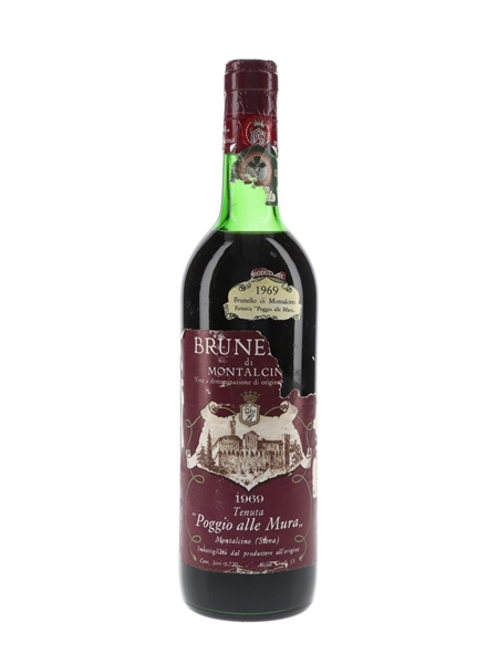 Brunello Di Montalcino 1969 Castello Poggio Alle Mura 72cl / 13%